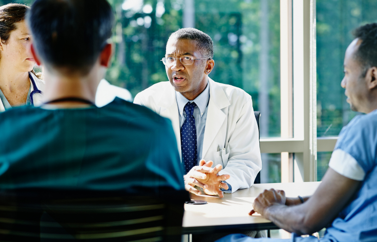 Meeting with a doctor